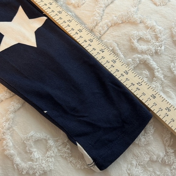 NWOT Kenzie two piece pajama set, dark blue with white stars, women’s size M. - Picture 9 of 10